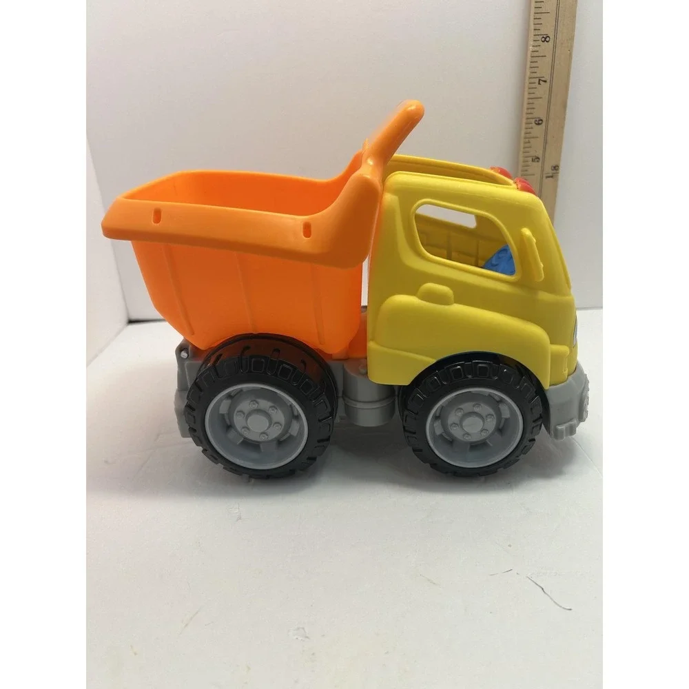 Fisher-Price Yellow Dump Truck Toy Small Plastic Construction Vehicle Kids